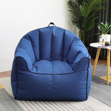 Load image into Gallery viewer, Bean Bag Chair Cover, Huge Bean Bag Chair For Adults And Kids No Filler, Leather Chair Cover For Living Room,Soft Washable Stuffed Animal Storage-Brown