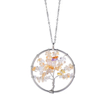 Load image into Gallery viewer, Hand Winding Tree Of Life Pendant Lucky Tree Jewelry