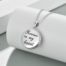 Load image into Gallery viewer, Tree of Life Locket Necklace Jewelry for Women Sterling Silver Celtic Family Tree Abalone Shell Lockets Jewelry Gifts for Mom Daughter