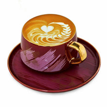 Load image into Gallery viewer, USA Espresso Range Mighty Coffee Cup 350ml, 11.8oz 1-PACK Coffee Cup And Saucer