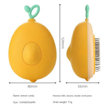 Load image into Gallery viewer, Cat Brush Hair Remover Cleaning Avocado Shaped Dog Grooming Tool Pet Combs Brush Stainless Steel Needle Pet Cleaning Care