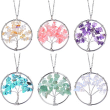 Load image into Gallery viewer, Hand Winding Tree Of Life Pendant Lucky Tree Jewelry