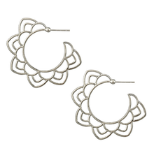 Load image into Gallery viewer, Floral Drop Earring