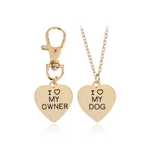Load image into Gallery viewer, love My OwnerI love My Dog Pet Dog Bone Necklace