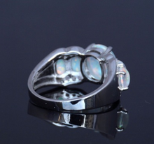Load image into Gallery viewer, Five oval diamonds Opel ring