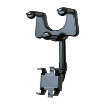 Load image into Gallery viewer, Universal 360 Degrees Rotatable Retractable Rearview Mirror Car Phone Holder Bracket US