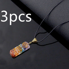 Load image into Gallery viewer, Gravel Seven Chakra Spirit Pendant