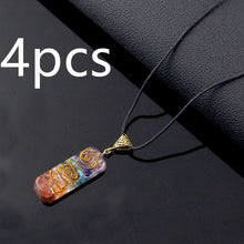 Load image into Gallery viewer, Gravel Seven Chakra Spirit Pendant