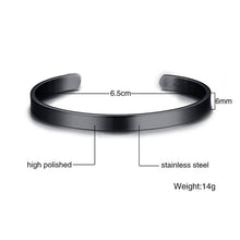Load image into Gallery viewer, Titanium Steel Bracelet Cuff Bracelet
