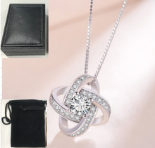 Load image into Gallery viewer, Sterling Silver Four-Leaf Clover Necklace