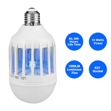 Load image into Gallery viewer, Bug Zapper Light Bulb Mosquito Lamp Fly Trap Killer Indoor Outdoor Insect E26 E27