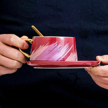 Load image into Gallery viewer, USA Espresso Range Mighty Coffee Cup 350ml, 11.8oz 1-PACK Coffee Cup And Saucer