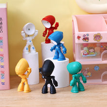 Load image into Gallery viewer, Cute LED Hero Table Lamp Mini Portable Cool Mecha Cute Robot Night Light Bedroom Home Decoration Kids Boys Gifts