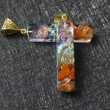 Load image into Gallery viewer, Gravel Seven Chakra Spirit Pendant