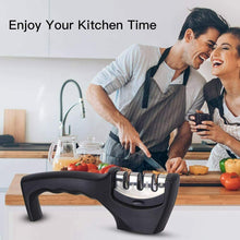 Load image into Gallery viewer, KNIFE SHARPENER Ceramic Tungsten Kitchen Knives Blade Sharpening System Tool USA