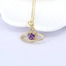 Load image into Gallery viewer, Ladies Fashion Personality Zircon Love Necklace Women