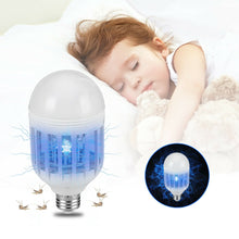 Load image into Gallery viewer, Bug Zapper Light Bulb Mosquito Lamp Fly Trap Killer Indoor Outdoor Insect E26 E27