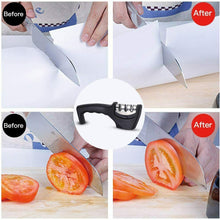 Load image into Gallery viewer, KNIFE SHARPENER Ceramic Tungsten Kitchen Knives Blade Sharpening System Tool USA