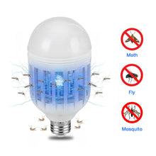 Load image into Gallery viewer, Bug Zapper Light Bulb Mosquito Lamp Fly Trap Killer Indoor Outdoor Insect E26 E27