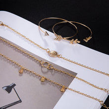 Load image into Gallery viewer, Arrow Leaf Bracelet Five Piece Bracelet