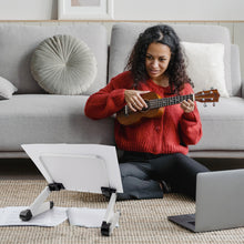 Load image into Gallery viewer, Book Stand.Book Holder Adjustable Height  Angle Ergonomic With  Paper Clips For Reading Big Heavy Textbooks Music Books Tablet Cook Recipe Hands Free