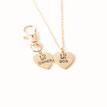 Load image into Gallery viewer, love My OwnerI love My Dog Pet Dog Bone Necklace