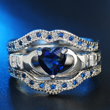 Load image into Gallery viewer, Love diamond ring exaggeration jewelry
