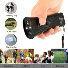 Load image into Gallery viewer, Ultrasonic Anti Dog Barking Trainer LED Light Gentle Chaser Petgentle Sonics
