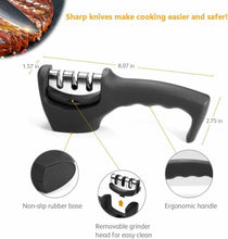 Load image into Gallery viewer, KNIFE SHARPENER Ceramic Tungsten Kitchen Knives Blade Sharpening System Tool USA