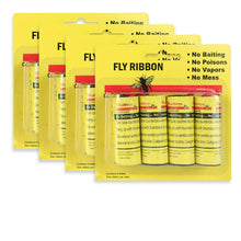 Load image into Gallery viewer, Insect Bug Fly Glue Paper Catcher Trap Ribbon Tape Strip Sticky Flies 16 Rolls