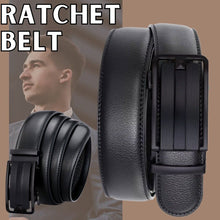 Load image into Gallery viewer, Microfiber Leather Mens Ratchet Belt Belts For Men Adjustable Automatic Buckle