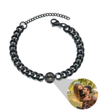 Load image into Gallery viewer, Titanium Steel Men And Women Personalized Photo Projection Custom Family Gathering Pet Couple Birthday Memory Bracele