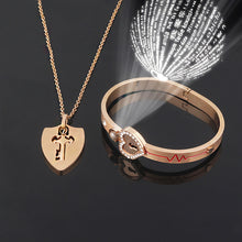 Load image into Gallery viewer, Titanium Steel Couple Love Lock, Bracelet, Key Set, Necklace