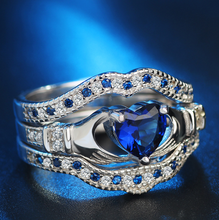 Load image into Gallery viewer, Love diamond ring exaggeration jewelry