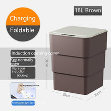 Load image into Gallery viewer, Smart Trash Can With Lid For Bedroom And Living Room Kitchen Storage Box Trash Can Induction Small Car Box Automatic Smart Dustbin Smart Trash Bin
