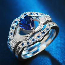 Load image into Gallery viewer, Love diamond ring exaggeration jewelry