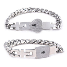 Load image into Gallery viewer, Titanium Steel Couple Love Lock, Bracelet, Key Set, Necklace