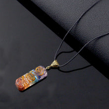 Load image into Gallery viewer, Gravel Seven Chakra Spirit Pendant