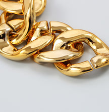 Load image into Gallery viewer, Ins Street Personality Metal Gold Thick Chain Wide Waist Chain Decoration