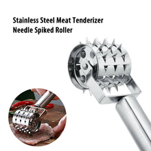 Load image into Gallery viewer, Stainless Steel Meat Tenderizer Roller Hammer Mallet For Steak Beef Chicken Tool Stainless Steel Meat Tenderizer Roller Hammer Mallet Steak Beef Chicken Tool Multifunctional Home Kitchen Cooking Acces