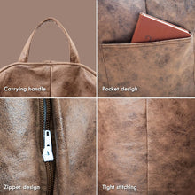 Load image into Gallery viewer, Bean Bag Chair Cover, Huge Bean Bag Chair For Adults And Kids No Filler, Leather Chair Cover For Living Room,Soft Washable Stuffed Animal Storage-Brown