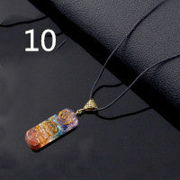Load image into Gallery viewer, Gravel Seven Chakra Spirit Pendant