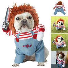 Load image into Gallery viewer, Halloween Pet Costume Pet Dog Funny Clothes Adjustable Dog Cosplay Costume Scary Costume Party Gatherings