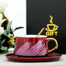 Load image into Gallery viewer, USA Espresso Range Mighty Coffee Cup 350ml, 11.8oz 1-PACK Coffee Cup And Saucer