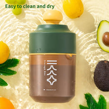 Load image into Gallery viewer, Mini Portable Manual Juicer Citrus Juicer Manual Lemon Squeezer Lime Orange Juicer Homemade DIY Fruit Orange Separating Juicer Fruit Separator Not Splash Semi-Transparent Non-electric Lemon Squeezer