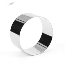 Load image into Gallery viewer, 6 Cm-10cm Stainless Steel Round Mousse Ring Cake Mold Cookie Cutter 5-piece Set