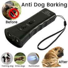 Load image into Gallery viewer, Ultrasonic Anti Dog Barking Trainer LED Light Gentle Chaser Petgentle Sonics