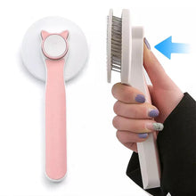 Load image into Gallery viewer, Pet Self Cleaning Cat Brushes, Cat Grooming Brush For Dogs Cats For Long Haired &amp; Short Hair Gently To Remove Loose Undercoat, Mats Tangled