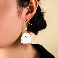 Load image into Gallery viewer, Halloween Earrings Cute Pumpkin Spooky Oil Drip Alloy Earrings Jewelry