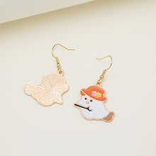 Load image into Gallery viewer, Halloween Earrings Cute Pumpkin Spooky Oil Drip Alloy Earrings Jewelry